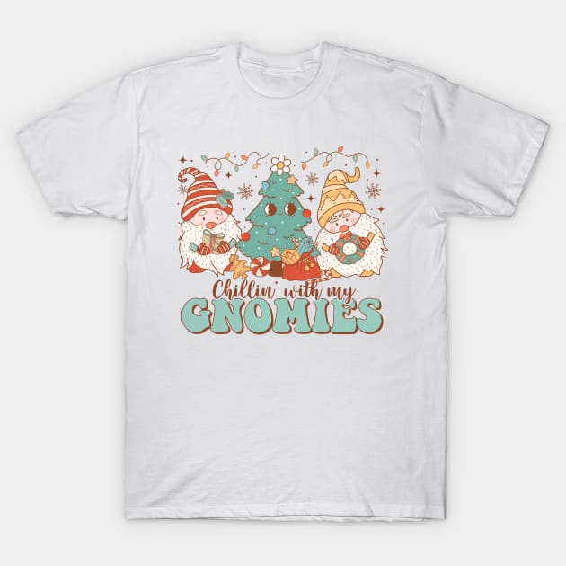 chilling with my gnomies T-Shirt by MZeeDesigns